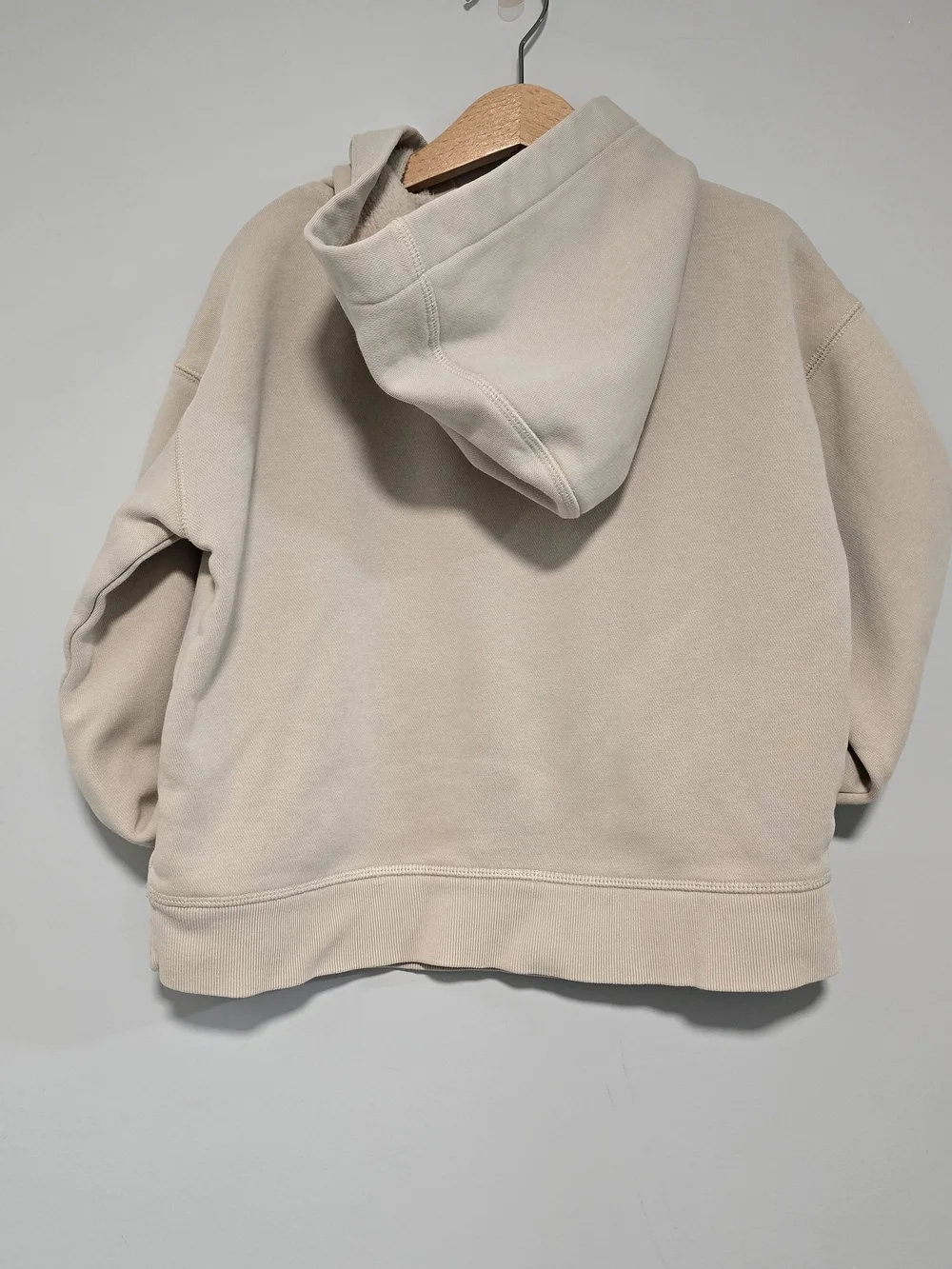 GAP Kids Hooded Pullover Sweatshirt Beige with Minor Flaw.